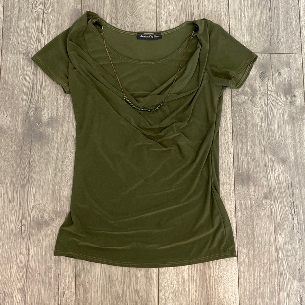 Green blouse size small